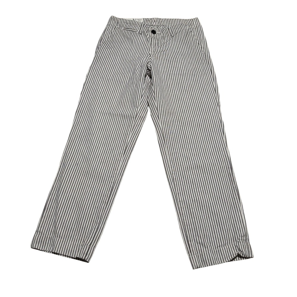 Billy Reid‎ Men's Twill Jack Straight Leg Striped Pants Size 27 x 28